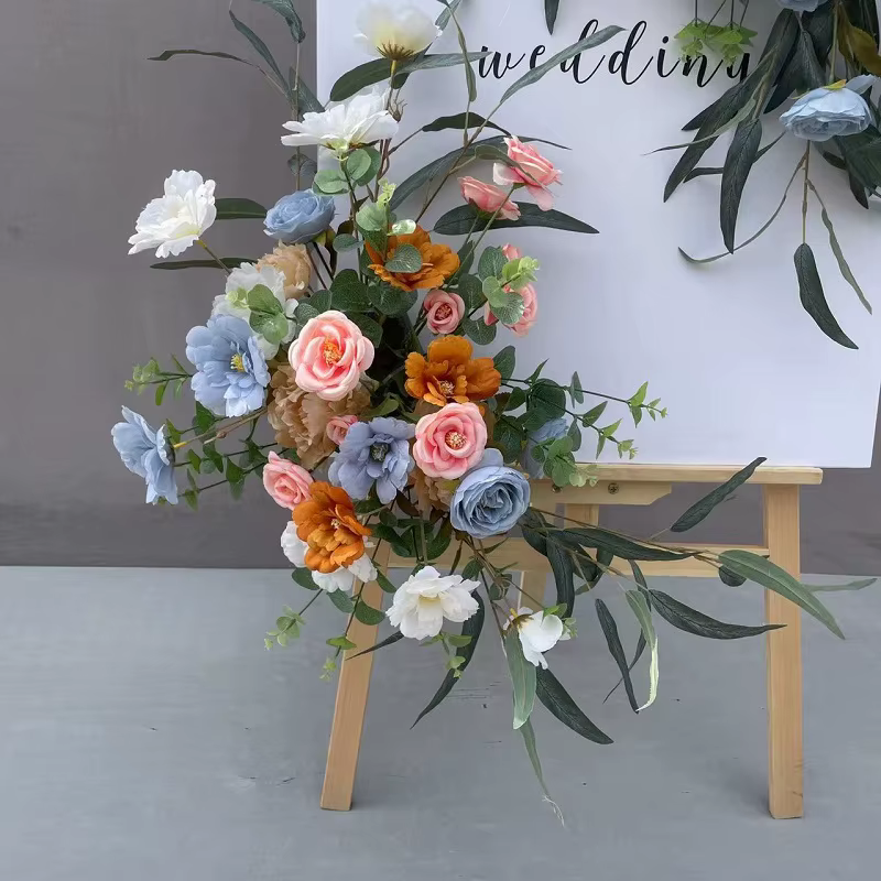 Monet série jardin Arrangement floral décoration de mariage plancher Arrangement floral événement sc