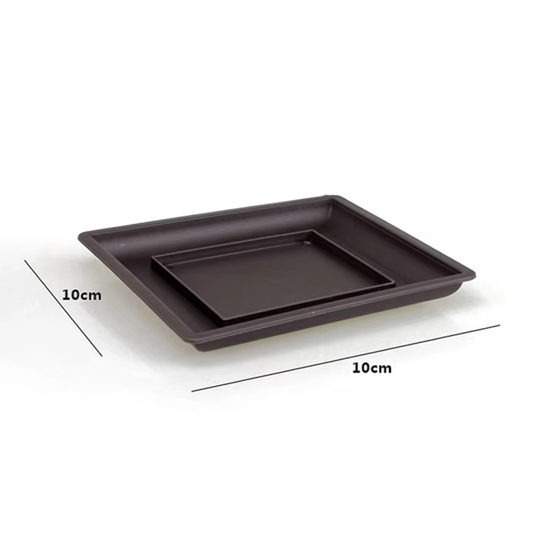 Pot de fleur en plastique, 1 pièce, Pots de fleurs carrés pour balcon, bol de bonsaï, Pot de fleur p