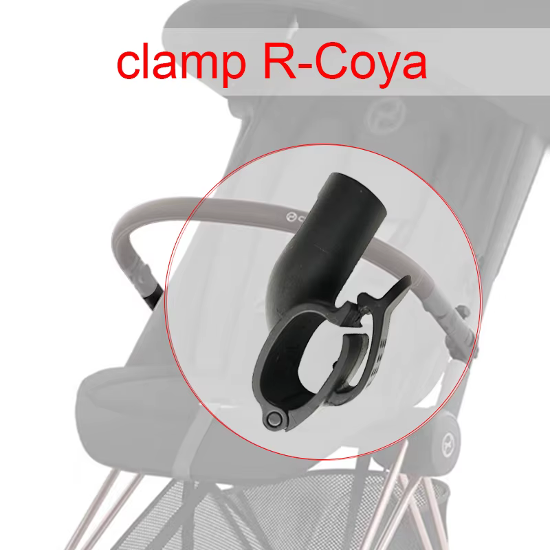 Bumosquito-Pince de Barre de Pare-Chocs pour Poussette Cybex Coya, réinitialisation d'Amrest, Fixati