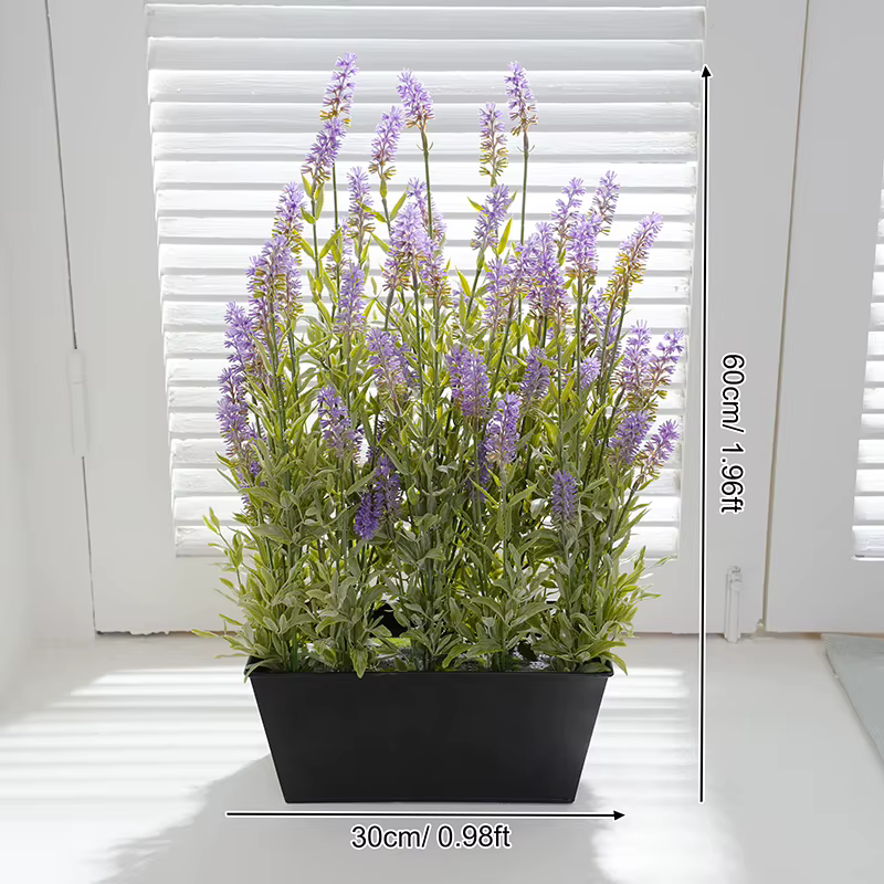 Plantes en pot de µartificielle, jardin, intérieur, fenêtre, affichage, décorations pour la maison, 