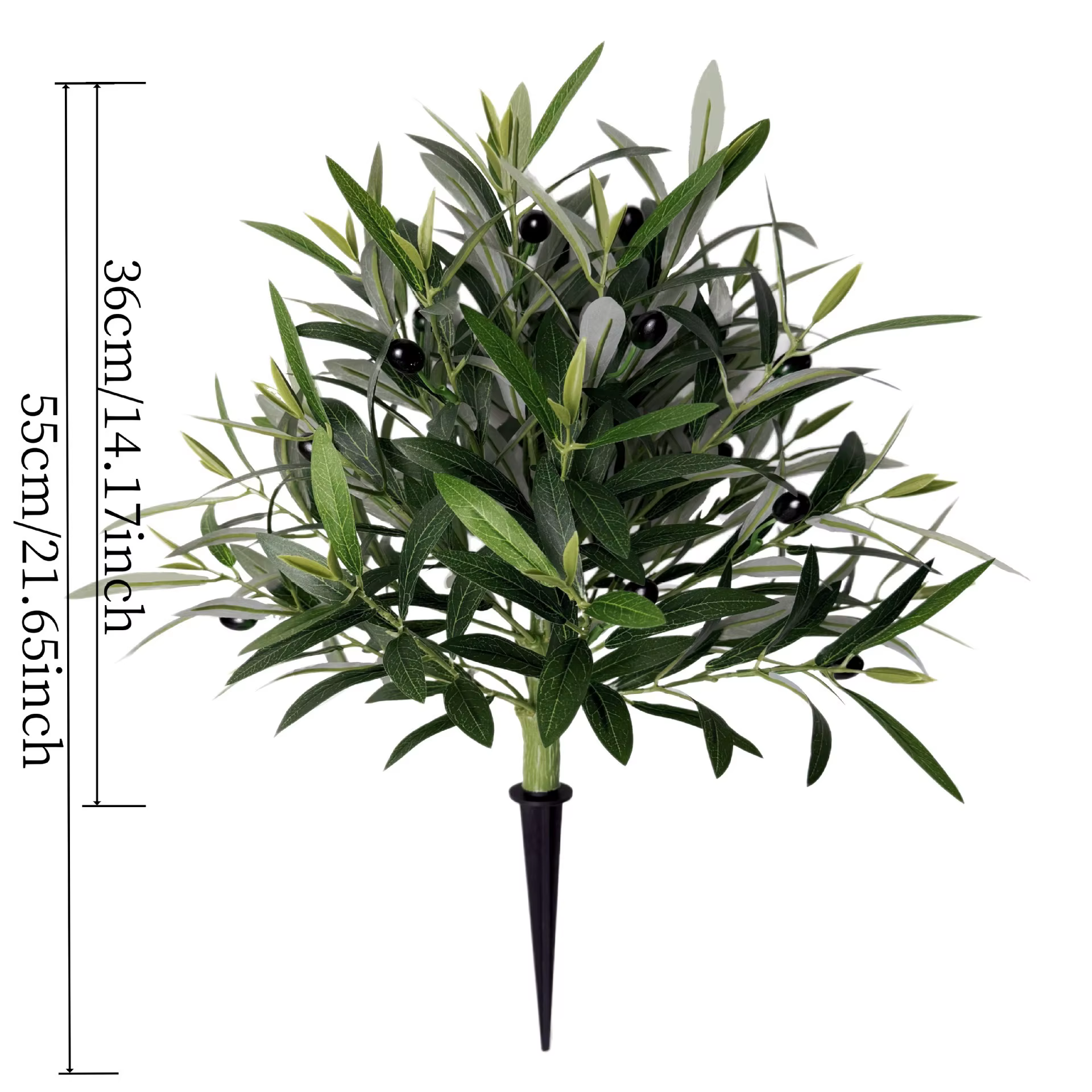 Plante d'olivier de printemps, décoration de jardin et de maison, plantes vertes artificielles