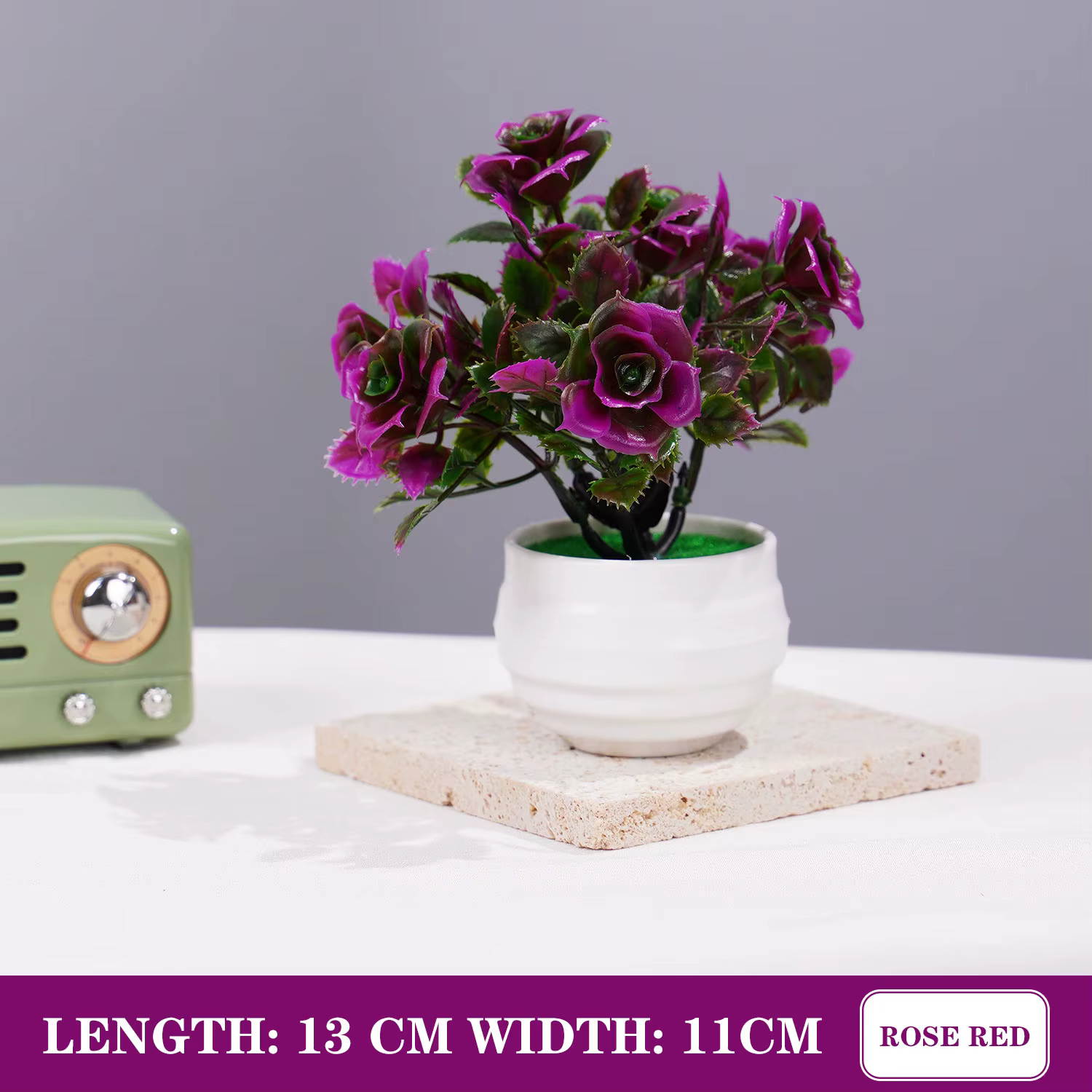 Plantes artificielles bonsaï en pot, petit arbre simulé, ornement de table de bureau, maison, bureau