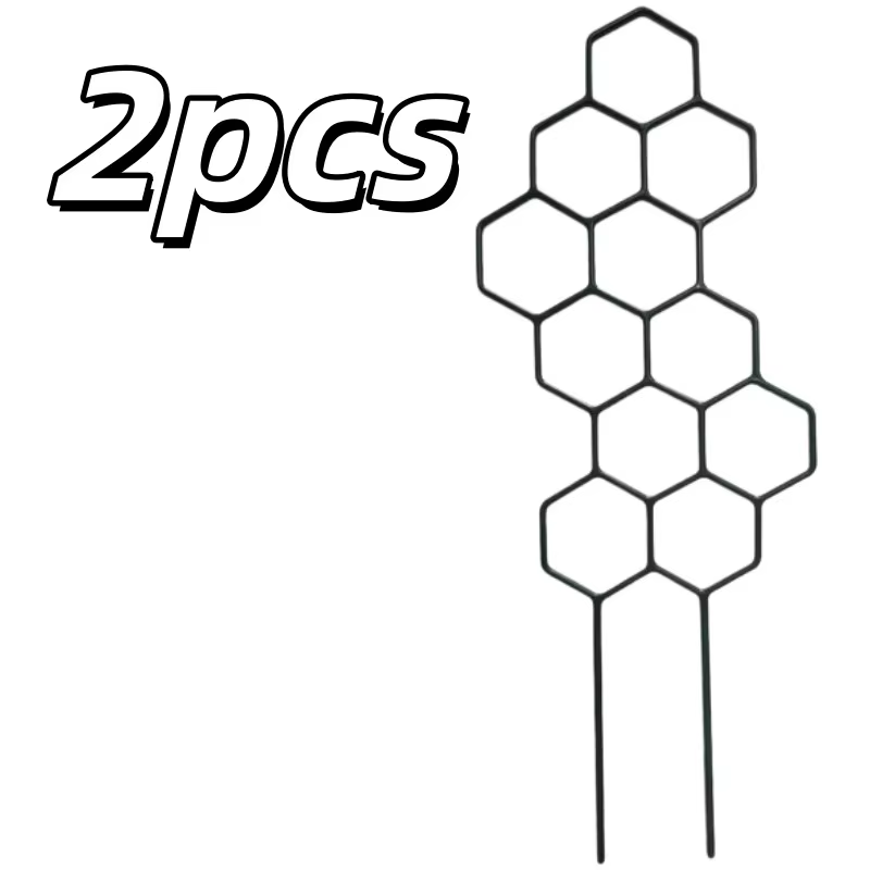 2 supports pour plantes grimpantes en nid d'abeille (38x15cm) – Support peu encombrant pour plantes
