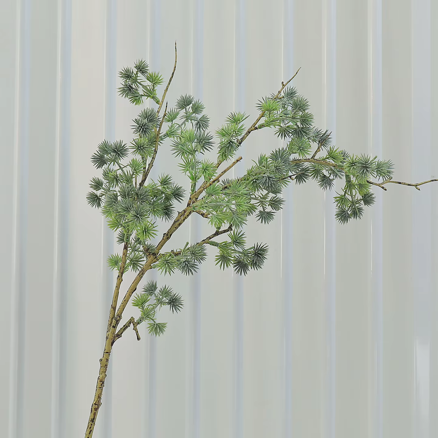 3 pièces de plantes artificielles en plastique à aiguilles de pin, style chinois, pour arrangement f