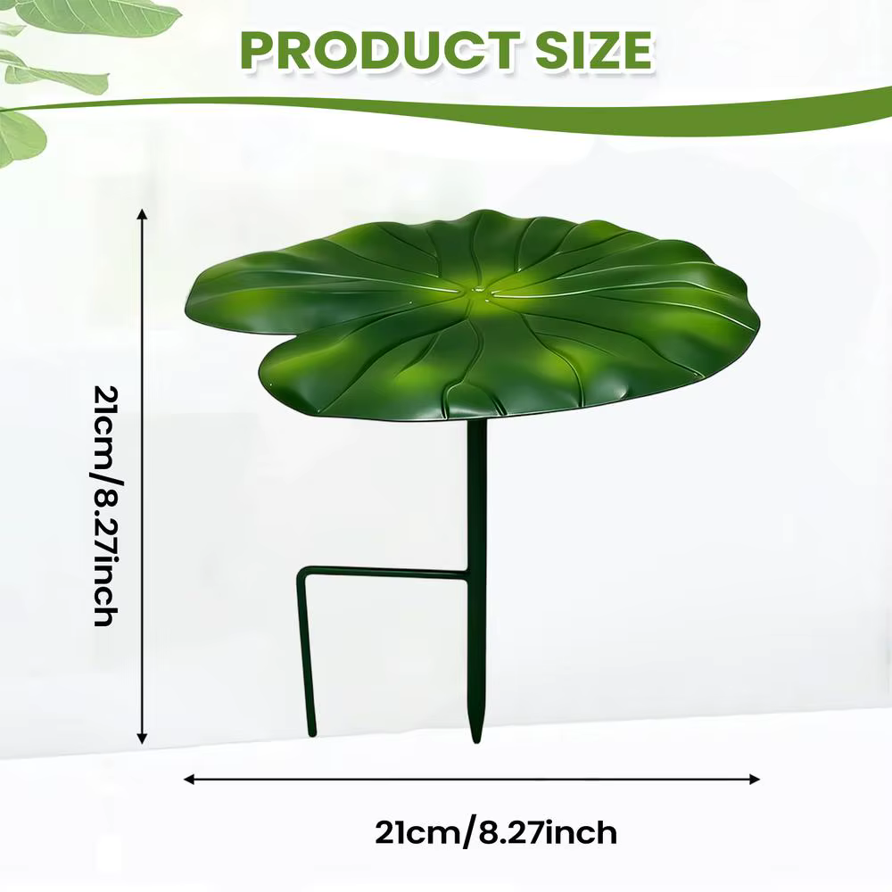Parasols pour plantes en forme de feuille de 21 cm, parasols solaires en métal pour plantes d'extéri