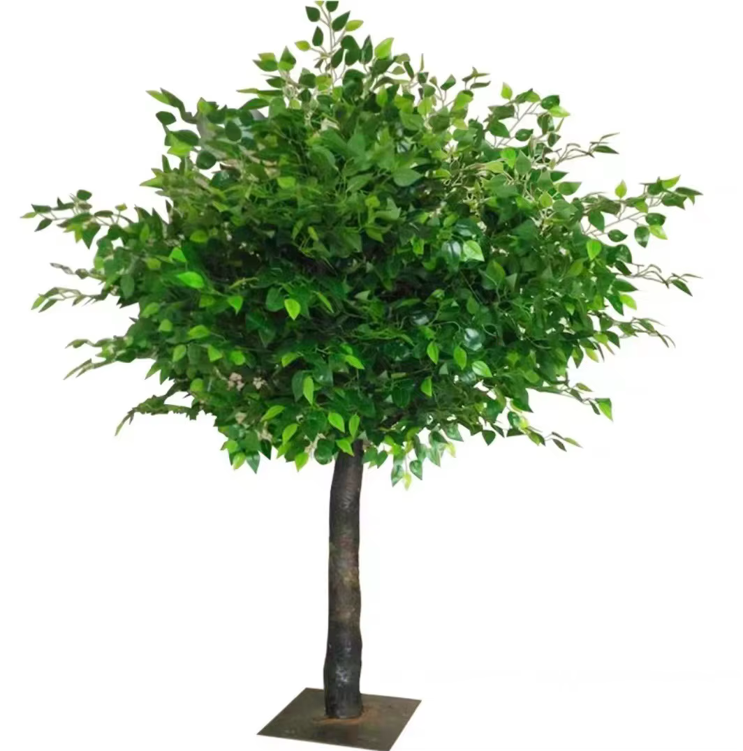 Arbre artificiel de simulation de ficus, grande plante artificielle pour hôtels, centres commerciaux