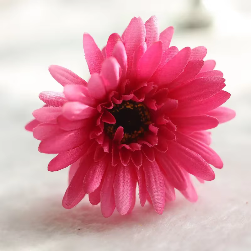 Branche de fleur artificielle Gerbera de 55 cm, tournesol en soie, décoration pour la maison et le j