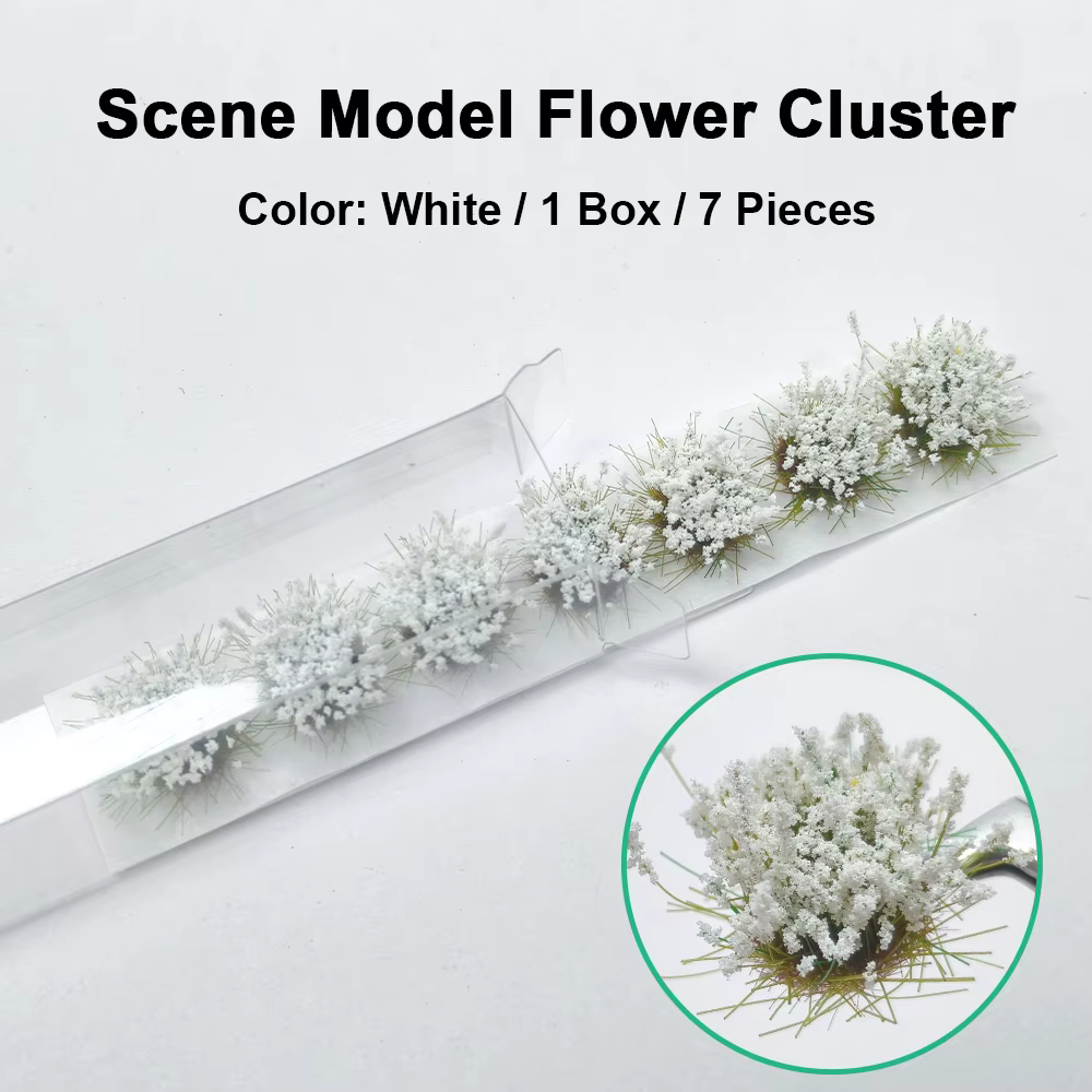 14 bouquets de fleurs miniatures artificielles pour la création de modèles DIY/aménagement de trains