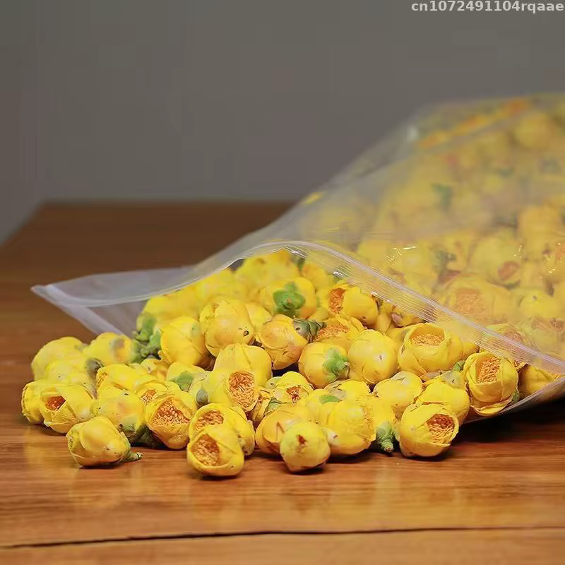 Fleur de Camélia Dorée Séchée Naturelle Petelotii (merr.) Fleurs séchées Sealy pour savon, bougies d