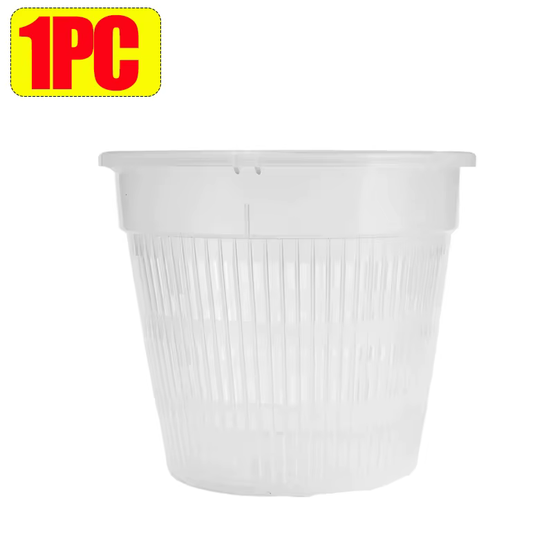 Pots d'orchidées avec trous, 10 à 1 pièce, Pot d'orchidée en plastique Transparent, bassin respirant