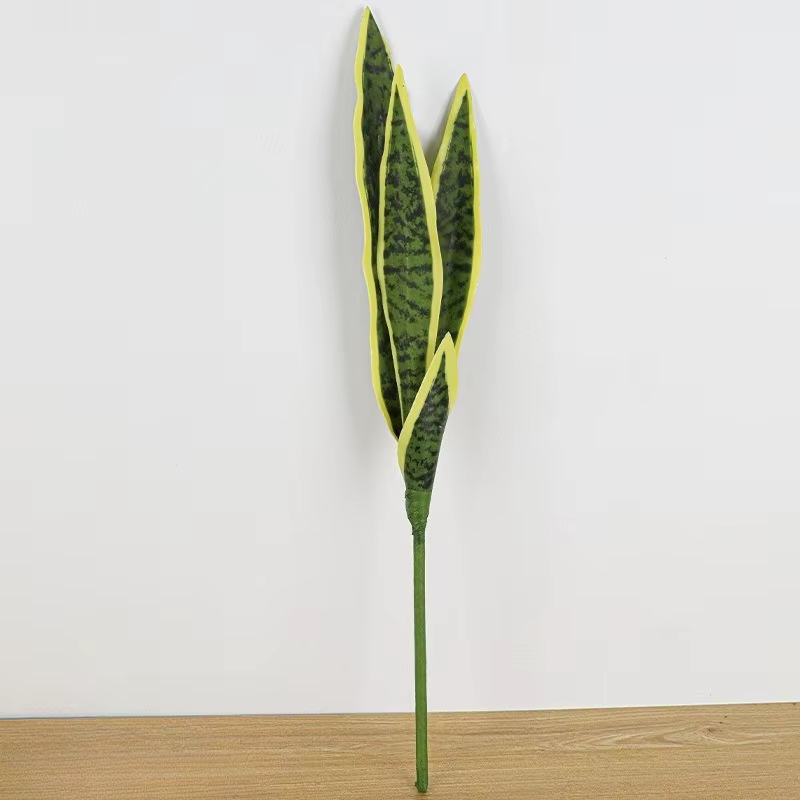 Plantes de serpent artificielles 22 ", fausse Agave en PVC, fausse plante Sansevieria pour intérieur