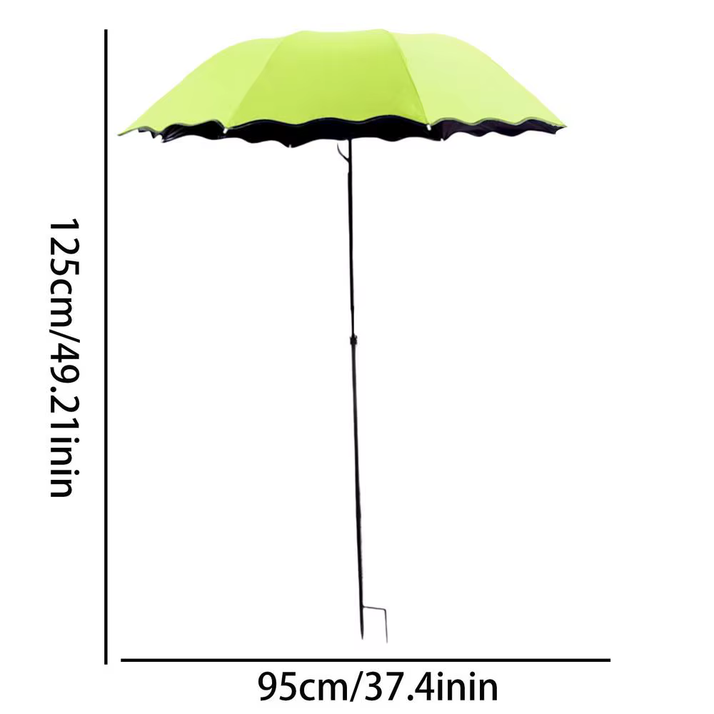 Parasol pour plantes de 95 cm, protection solaire extérieure pour fleurs, idéal pour jardiniers, pat
