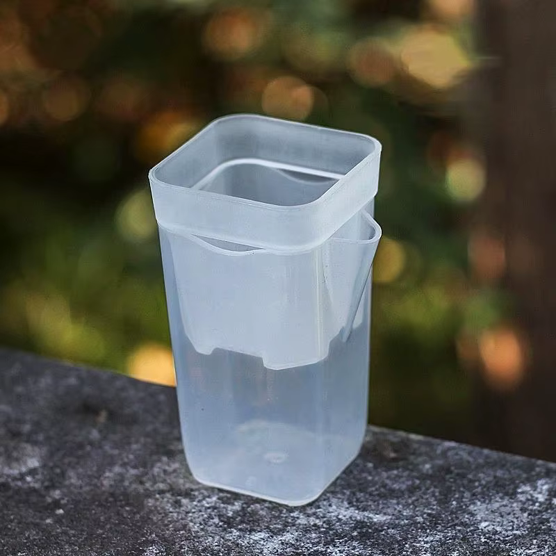 Pots auto-arrosants, pots de pépinière avec trous de drainage, pots en plastique translucide, mini p