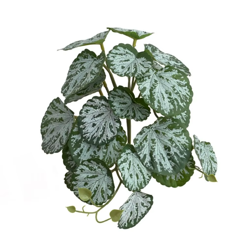 23 feuilles de plantes vertes artificielles, grandes feuilles de plantes tropicales, plantes vertes 
