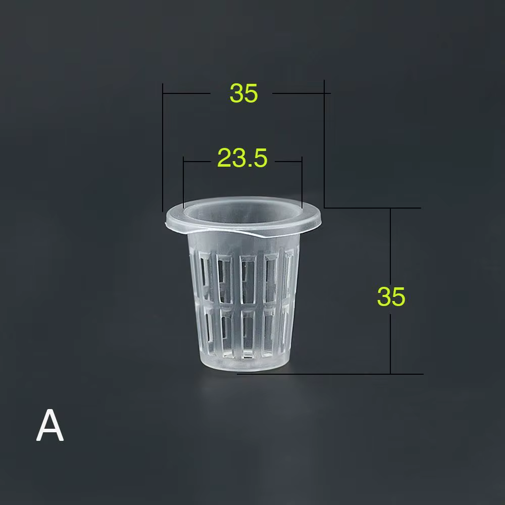 Pot en maille de colonisation hydroponique, 50 pièces, panier de tasse en filet, plantation aéroponi