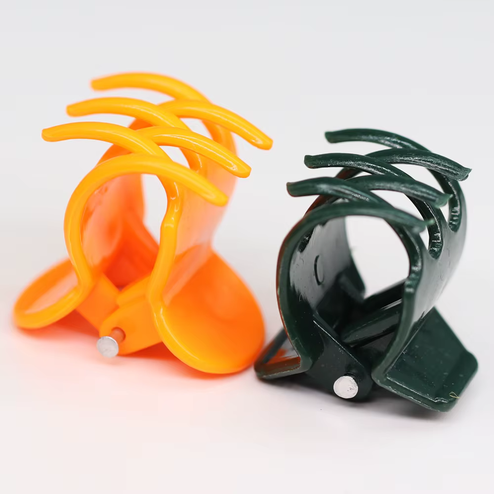 Clips de Support de plante en plastique, 10 à 200 pièces, pour tige d'orchidée, pour Support de vign