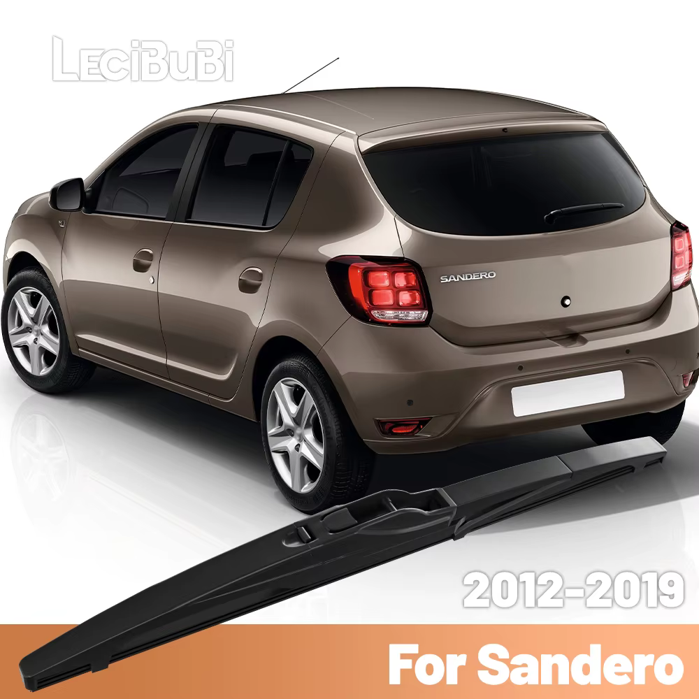 Pour Dacia Sandero 2 2012-2019 2013 2014 2015 2016 2017 2018 pare-brise arrière balai d'essuie-glace