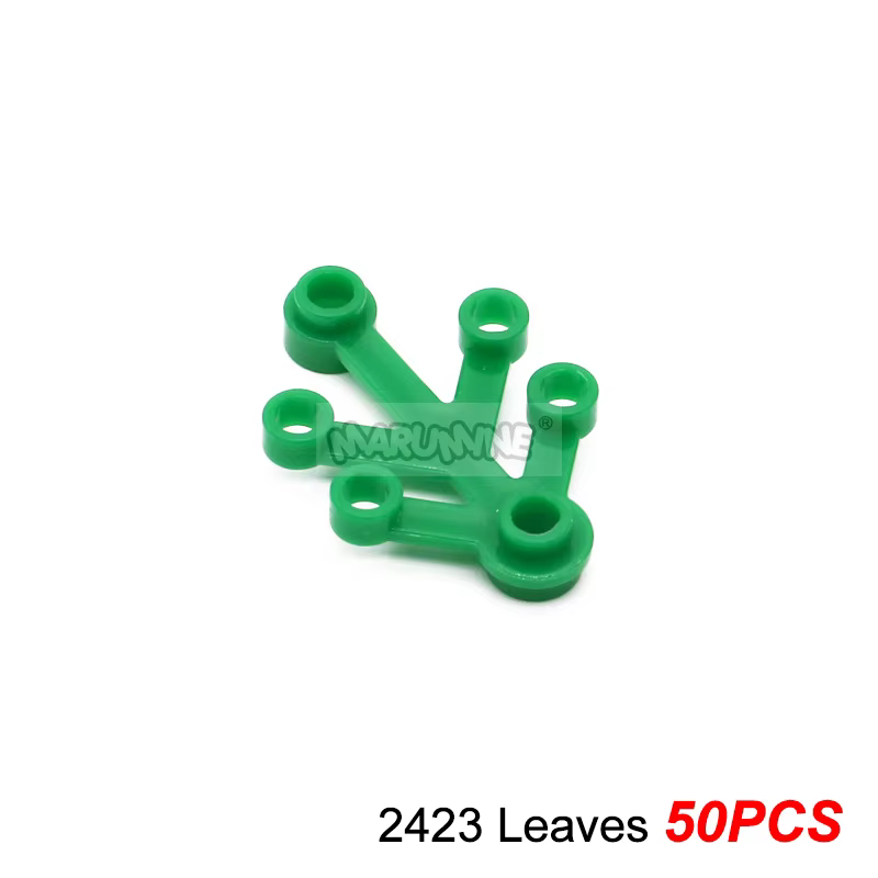 Marumine-décennie s de feuilles de plantes, compatible 2423, 50 pièces, feuillage, arbre, jardin, vi
