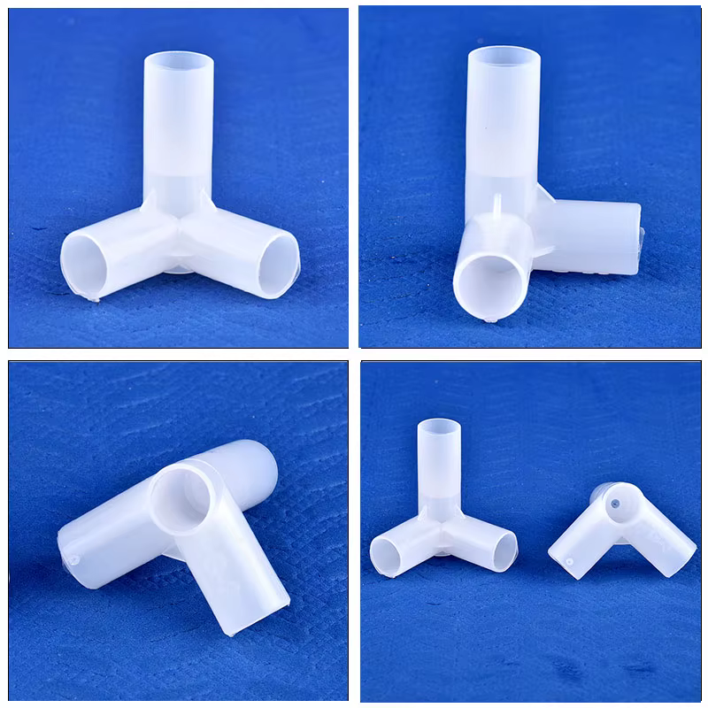 Connecteur de Support pour plantes, diamètre intérieur 9.8mm, adaptateur de tuyau à quatre voies, ra