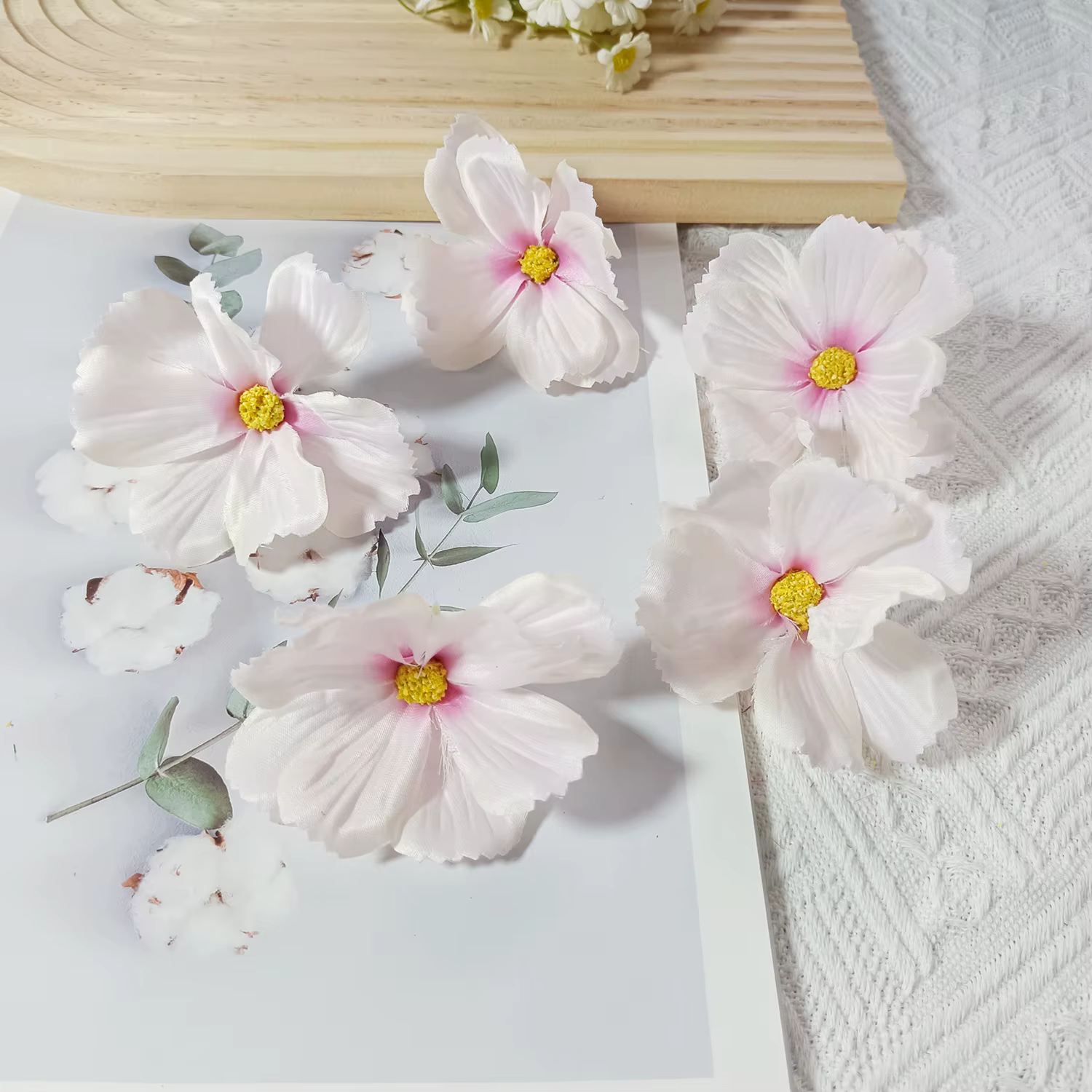 10 pièces Gesang fleurs artificielles Cosmos fleur maison salon décor ornements fleur décor Decoraci