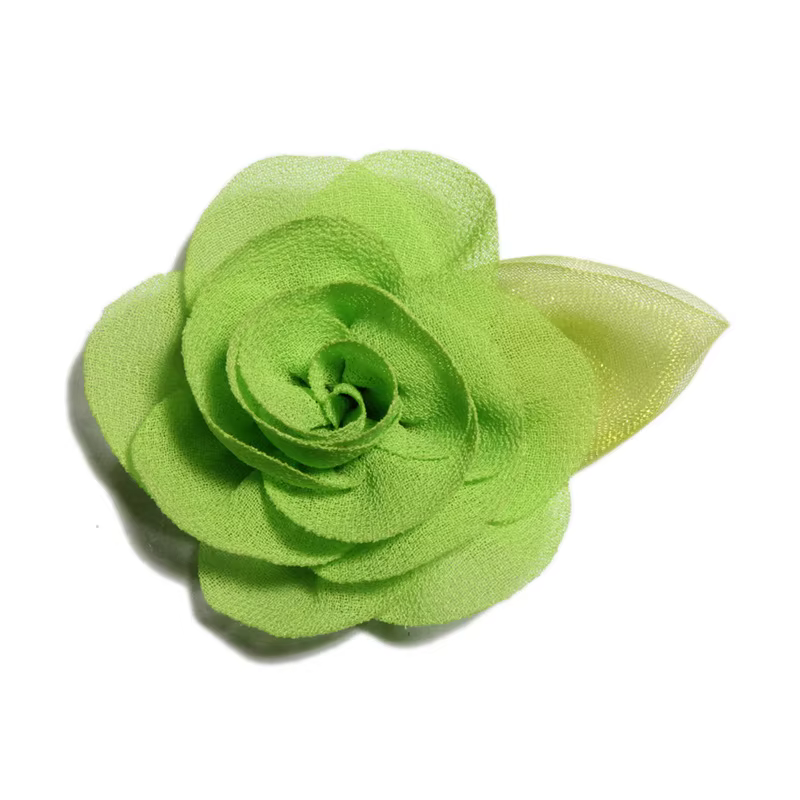 Fleurs en mousseline de soie pour décoration de mariage, 10 pièces, 5.5cm, tissu décoratif pour nouv
