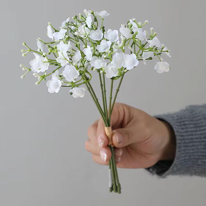 Bouquet artificiel avec ciel étoilé, 25CM, fleurs tenant une mariée, décoration de la maison, petits