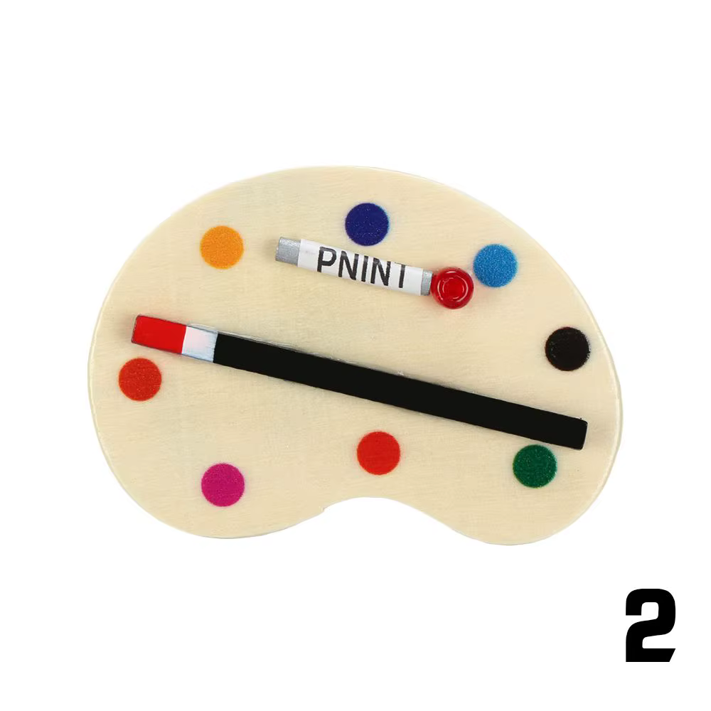 Miniature Liatif el Mini Wood Box Drawing Board, Toy Accessrespiration Model Set, Races House Furnit