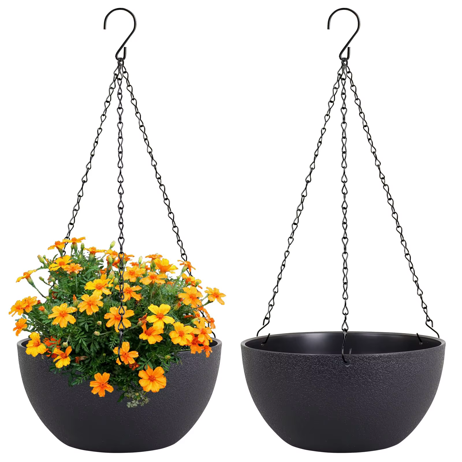 Ensemble de pots de fleurs avec trous de proximité, plantes de porche de jardin, décoration d'intéri