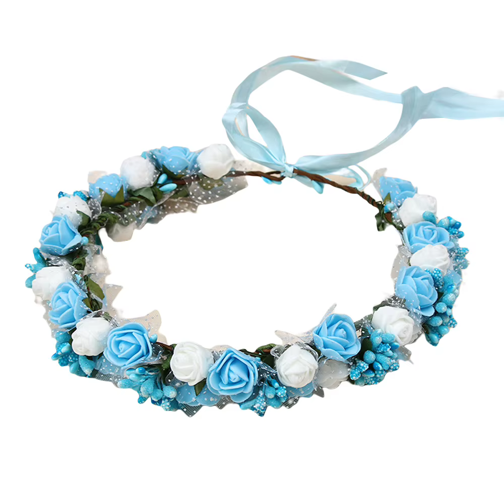 Couronne de fleurs féeriques, épingles à cheveux colorées, pinces à cheveux polyvalentes et élégante