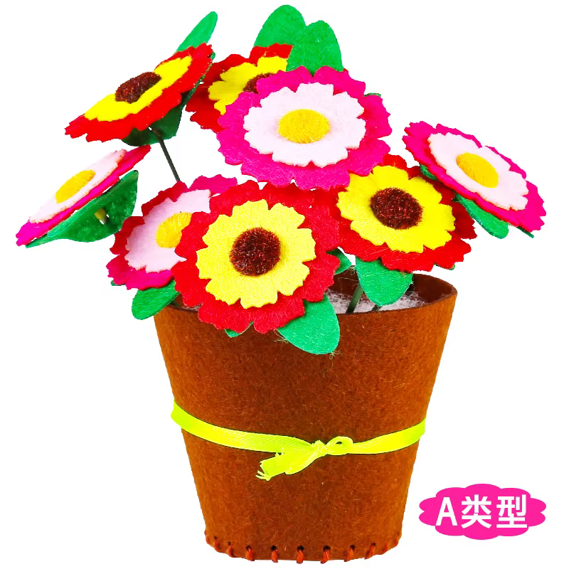 Pot de fleur artisanat jouets pour enfants enfants bricolage plante en Pot maternelle apprentissage 