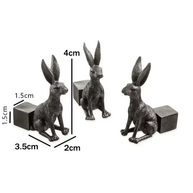 3 pièces Pot de fleur pieds support forme animale chat chien Pots de plantes Risers Pad extérieur ja