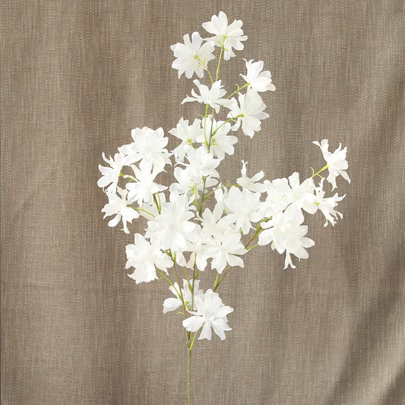 Fleurs de cerisier de neige artificielles, fausses fleurs, décoration de fête à domicile, décoration