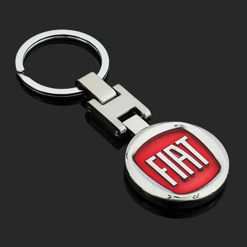 Porte-clés de voiture, emblème automatique, accessoires pour Fiat Abarth 500 Tipo FR Punto Ducato St