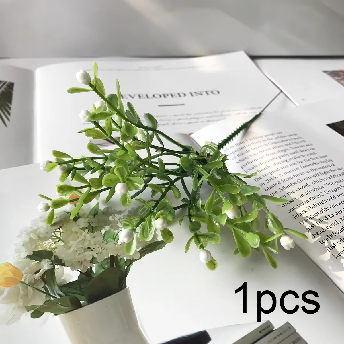 Fleurs artificielles vertes pivoine thé Rose automne soie fausses fleurs pour bricolage salon maison