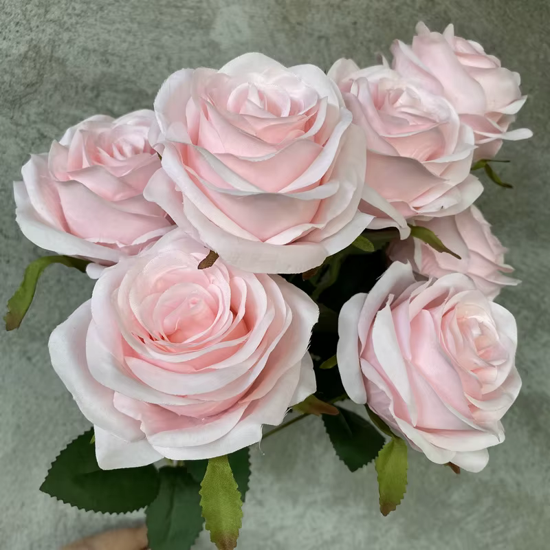 Rose artificielle fausse fleur mariage Bouquet de mariée accessoires de photographie maison jardin d