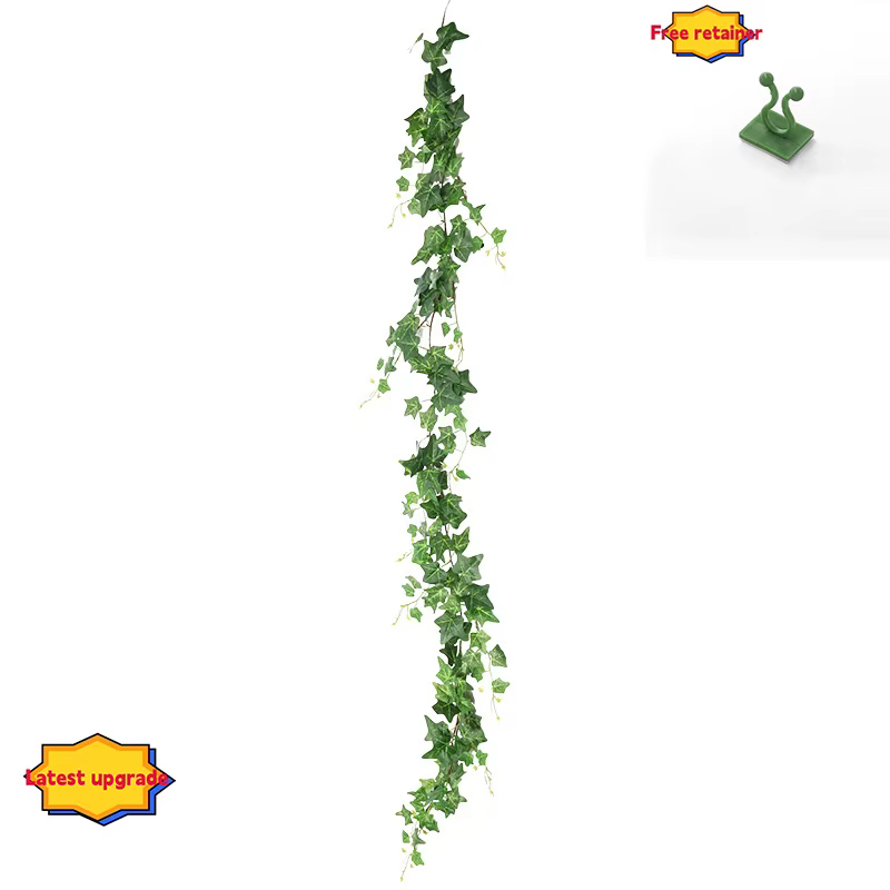 Plantes de vigne artificielles suspendues, grand paquet de lierre vert, feuilles de fougère persane,