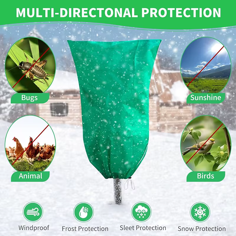 Couvertures pour plantes, Protection contre le gel, couvertures contre le gel, sacs de Protection po