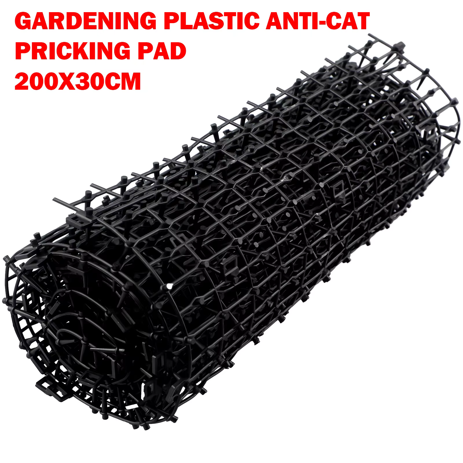 Bande de pincettes de jardin de 2M, tapis de dissuasion répulsif pour chat, bandes de pincement Anti