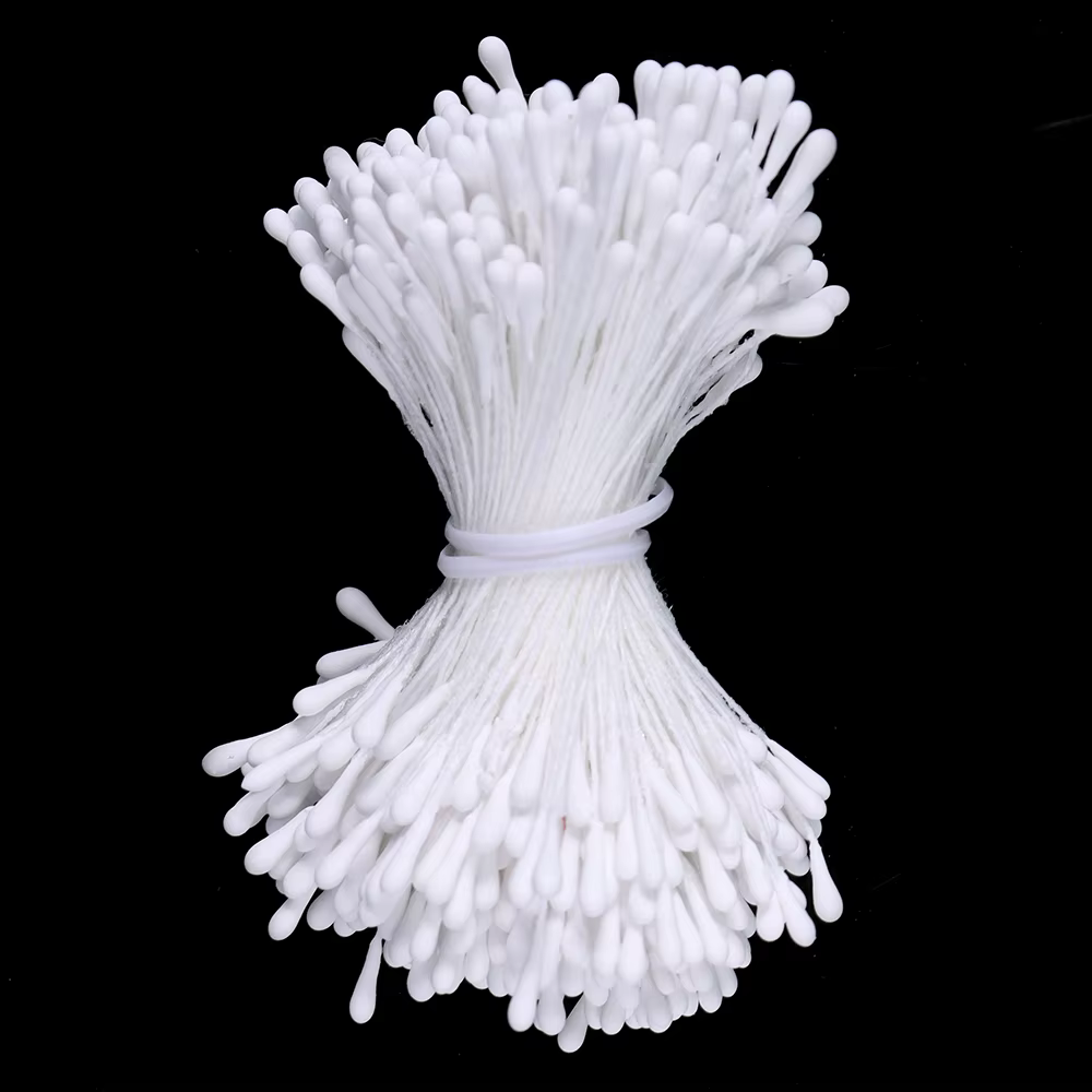 Environ 380-400 pièces Mini fleurs étamine multicolore noyau de fleur artificielle pour bricolage fê