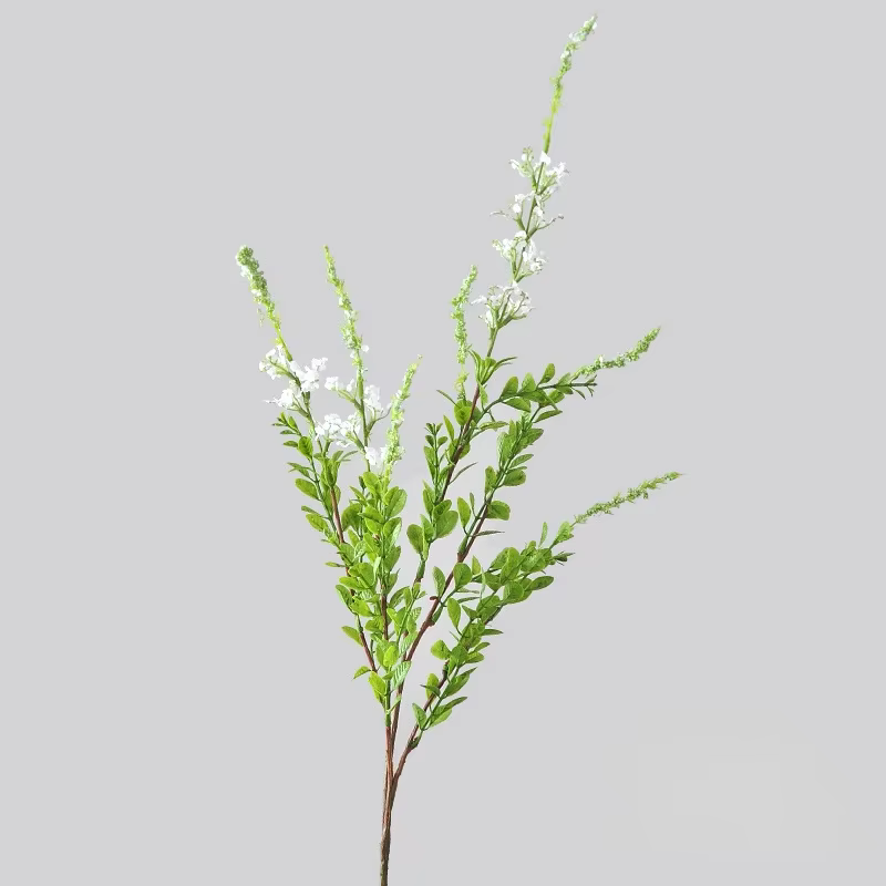 Assy enge-Fausse fleur verte artificielle, plantes vertes, décoration de la maison, simulation flora