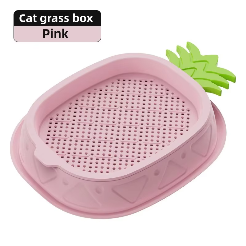 Jardinière hydroponique d'herbe pour chat, plateau de jardinière d'herbe pour chat, conception d'ana