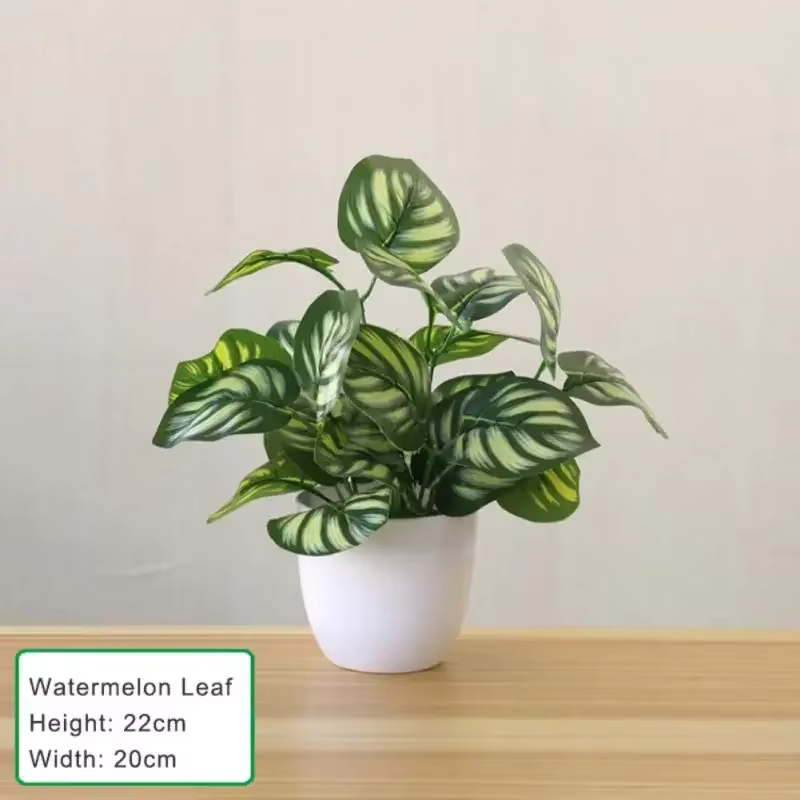 Plantes artificielles bonsaï fausses plantes, accessoires de décoration pour la maison, Pot de plant
