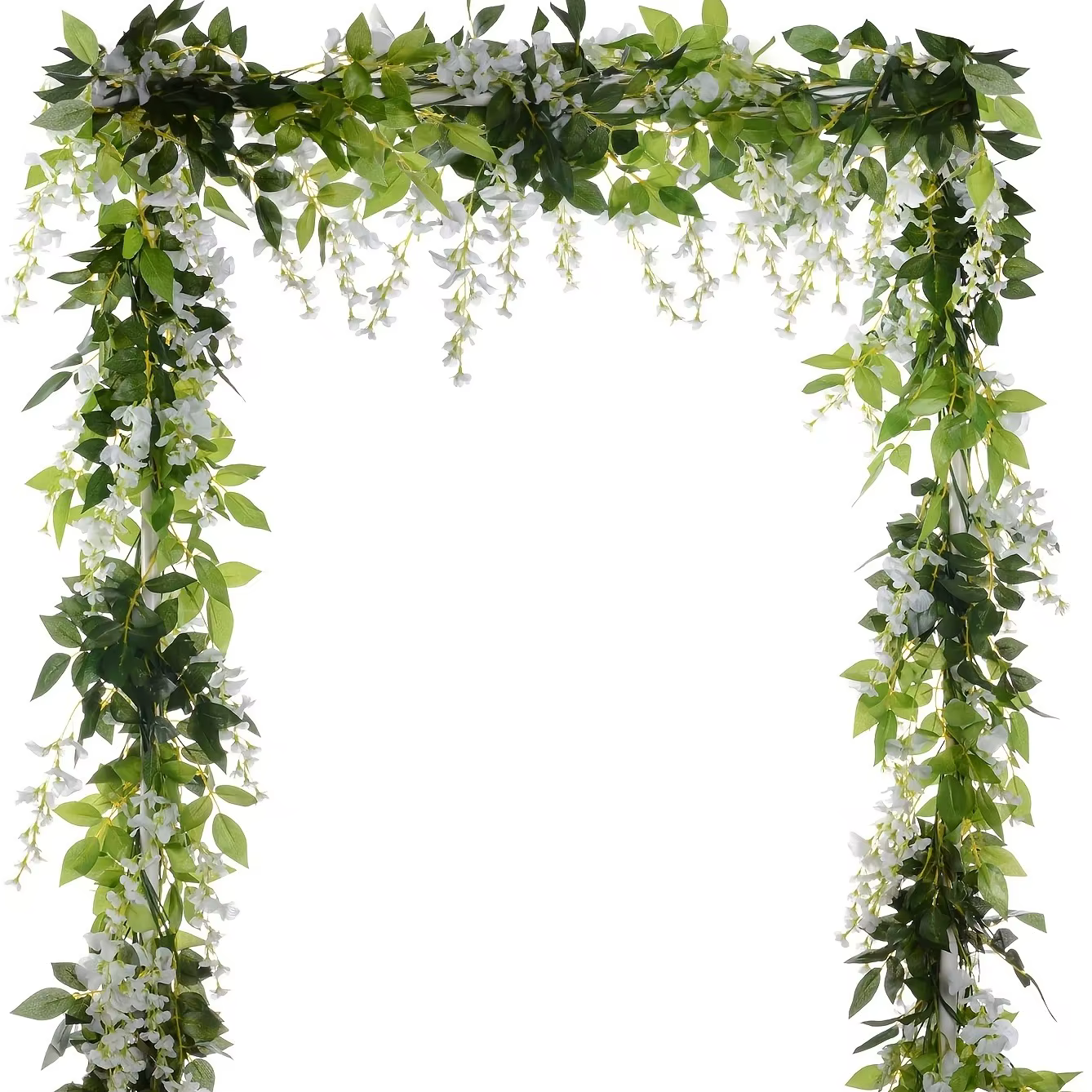 Feuille d'hortensia de vigne de 2 mètres, plantes décoratives de mariage, Arrangement mural, accesso