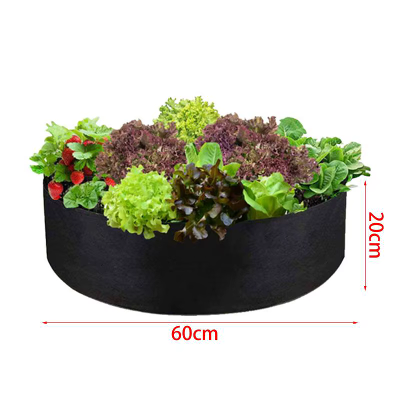 Pot de culture en tissu respirant - Sac de plantation robuste pour l'aération des racines - Jardiniè