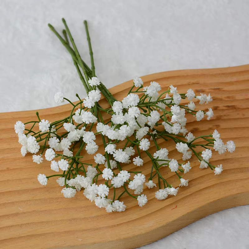 Bouquet de fleurs artificielles Gypsophila, fausse plante, pour décoration de maison, jardin, access