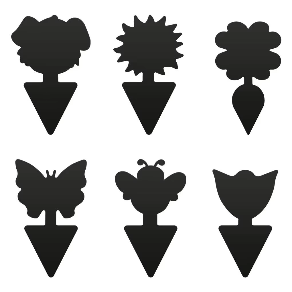 Piège à mouches collantes pour plantes d'intérieur, lutte antiparasitaire respectueuse du mental, an