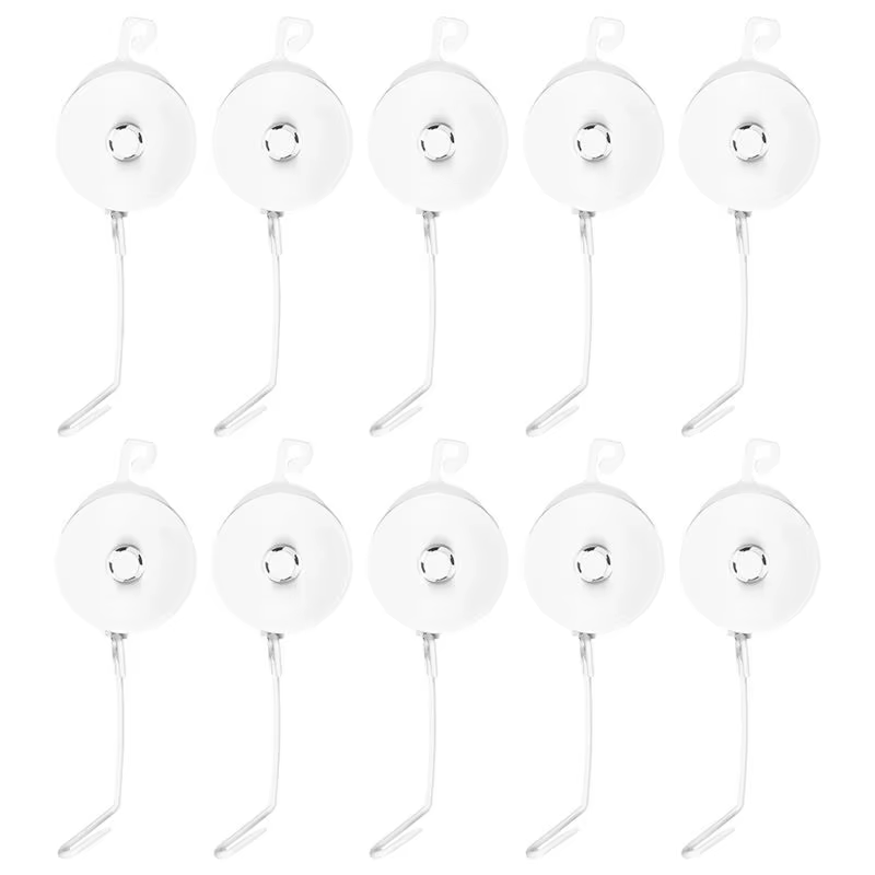 AUAU-10Pcs Support de Croissance Rétractable Intelligent pour Plantes avec Bouchon, Système Yoyo pou