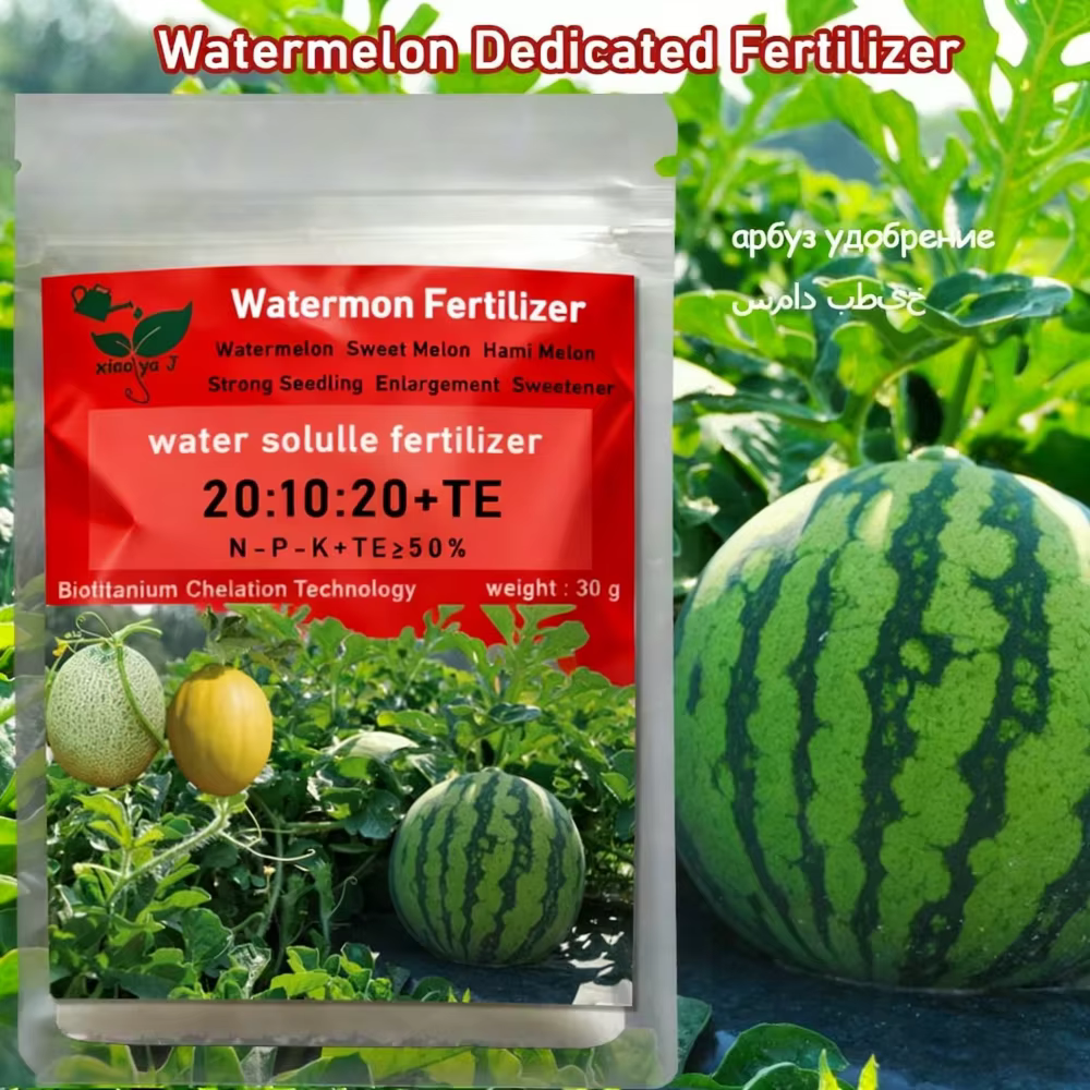 Engrais Spécial pour Pastèque, Melon, Citrouille, Cantaloup – Alimentation Végétale pour Jardin, Fav