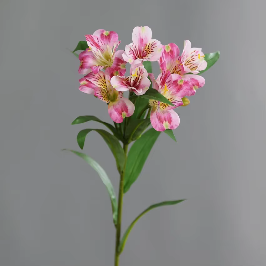 Branche de Rhododendron artificielle, 2 pièces, décoration d'hôtel, impression 3D, fausses fleurs, l