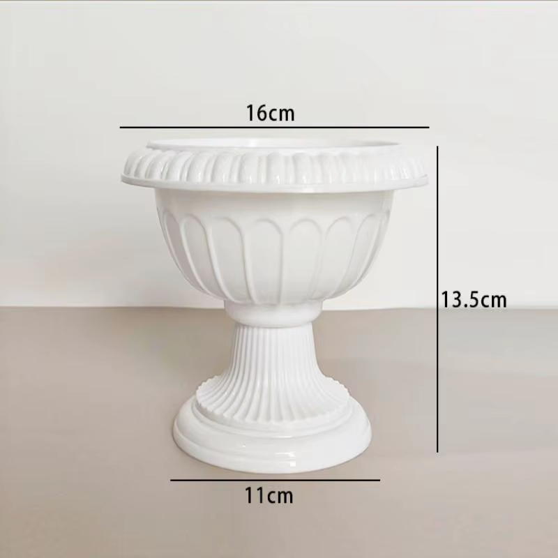 Pot à succulentes en plastique, mini-jardinière minimaliste nordique pour bureau, conteneur à fleurs
